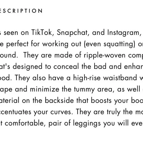 NEW Lyte Tiktok GREY Leggings Sexy Butt Lifting Slimming High Waist Gym Yoga - Picture 7 of 9